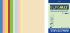 Набір кольорового паперу PASTEL+INTENSIVE, EUROMAX, 10 кільк., 20 арк., А4, 80 г/м²