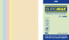 Папір кольоровий PASTEL, EUROMAX, 20 арк., А4, 80 г/м²