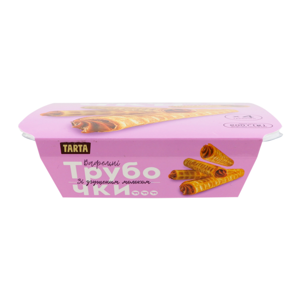 TARTA ТРУБОЧКА ЗГУЩ МОЛ 200Г
