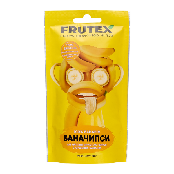 FRUTEX ЧІПСИ БАНАН 30Г