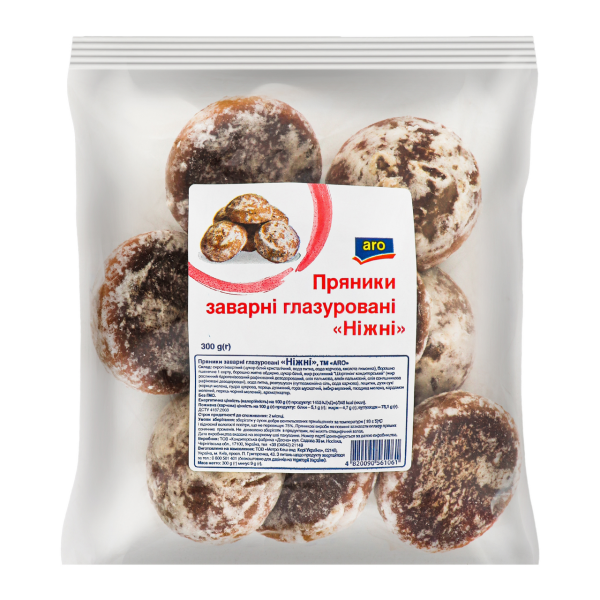 ARO ПРЯНИКИ ГЛАЗУР. НІЖНІ 300Г