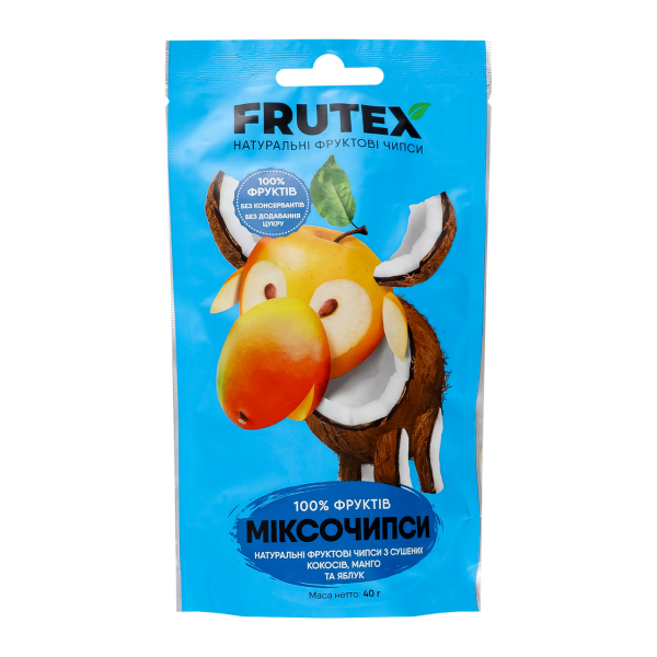 FRUTEX ЧІПСИ МІКС 40Г