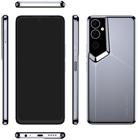 Смартфон TECNO POVA NEO-2 (LG6n) 4/64Gb 2SIM Uranolith Grey