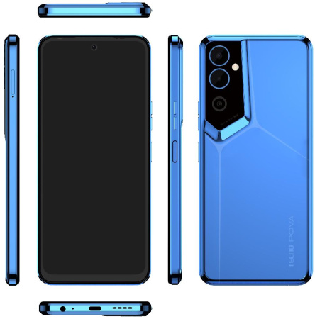 Смартфон TECNO POVA NEO-2 (LG6n) 4/64Gb 2SIM Cyber Blue