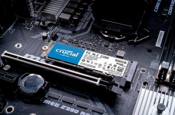 Накопитель SSD Crucial M.2 500GB PCIe 3.0 x4 P2