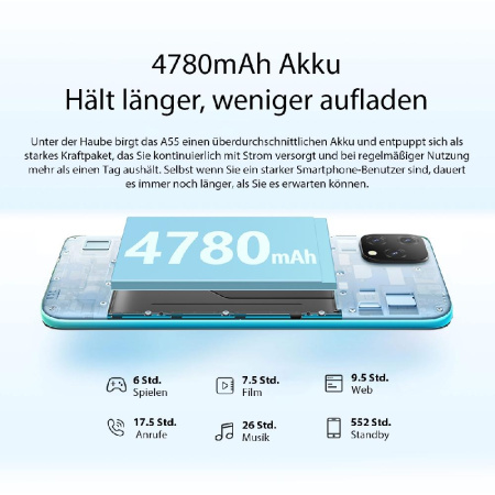 Смартфон Blackview A55 3/16GB Dual SIM Summer Mojito OFFICIAL UA