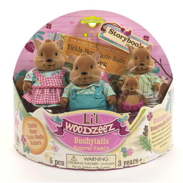 Набір фігурок Li'l Woodzeez Сім'я Білок 6008M