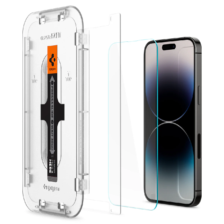 Защитное стекло Spigen для Apple Iphone 14 Pro Max Glas tR EZ Fit (2 Pack), Clear