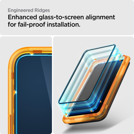 Защитное стекло Spigen для Apple Iphone 14 Pro Max Glas tR Align Master FC (2 Pack), Black
