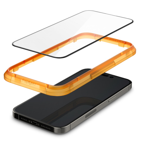 Защитное стекло Spigen для Apple Iphone 14 Pro Max Glas tR Align Master FC (2 Pack), Black