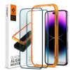 Защитное стекло Spigen для Apple Iphone 14 Pro Max Glas tR Align Master FC (2 Pack), Black