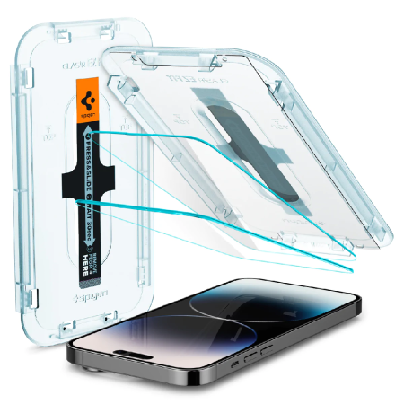 Защитное стекло Spigen для Apple Iphone 14 Pro Glas tR EZ Fit (2 Pack), Clear