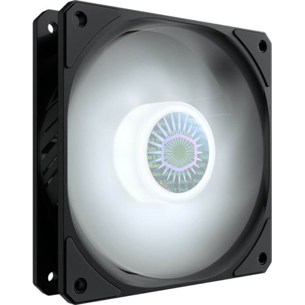 Корпусный вентилятор Cooler Master SickleFlow White LED, 120mm, 650-1800rpm, 4pin PWM, 27dBa