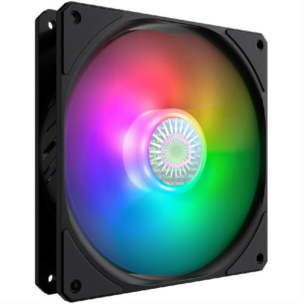 Корпусный вентилятор Cooler Master SickleFlow ARGB, 140mm, 650-1400rpm, 4pin PWM, 27dBa