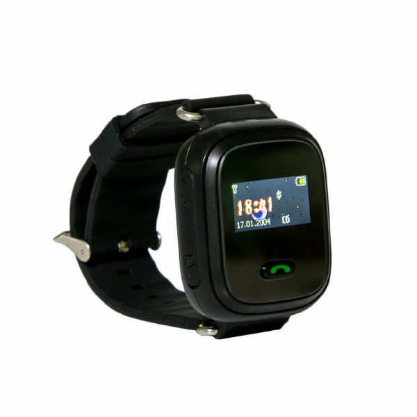 Детские телефон-часы с GPS трекером GOGPS ME K11 Черные