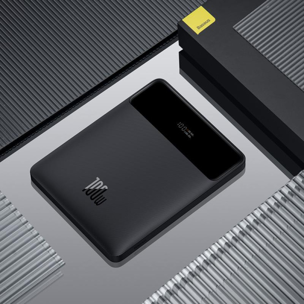 Портативное зарядное устройство Power Bank Baseus 20000mAh 100W Blade ultra-thin Black
