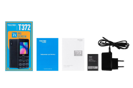 Мобільний телефон TECNO T372 Triple SIM Black