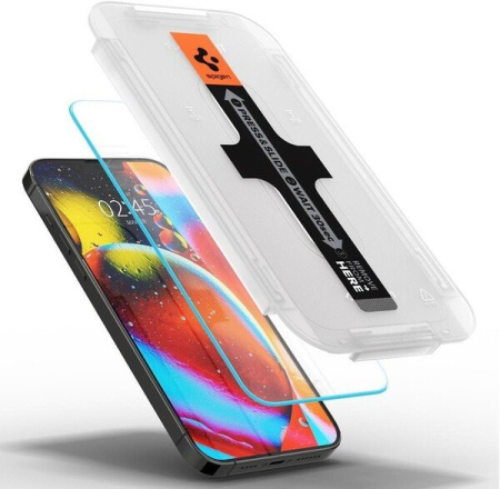 Защитное стекло Spigen для Apple Iphone 14 Plus/13 Pro Max tR EZ Fit Transparency Sensor Open (2 Pack), Clear
