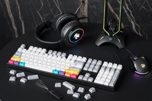 Клавиатура Varmilo VEA108 CMYK, Cherry Mx Silent Red, Multicolor