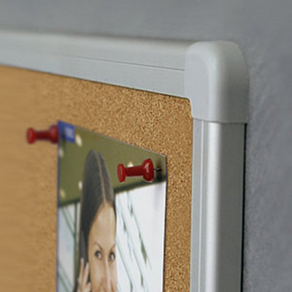 Дошка коркова 2х3 в алюмінієвій рамці ALU23