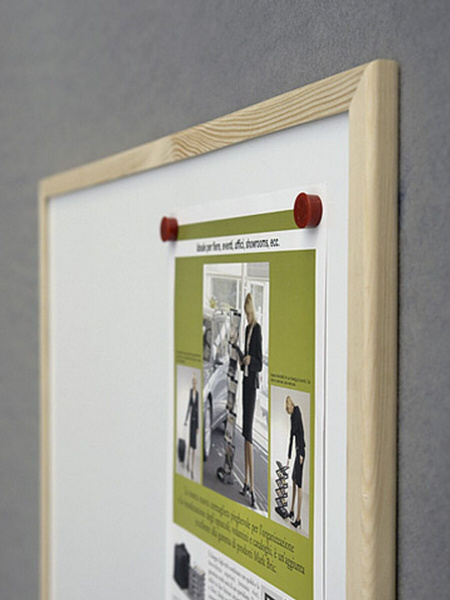 Дошка сухостираєма магнітна 2x3 в дерев'яній рамці ecoBoard