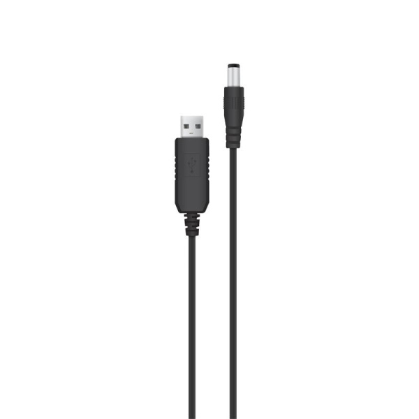 Кабель питания USB-A - DC 9V/1A, 5,5х2,1 мм