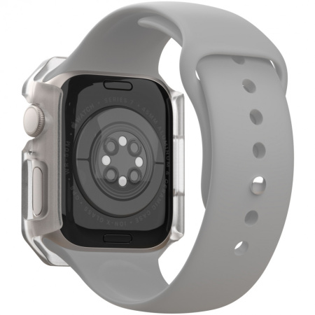 Чехол UAG для Apple Watch 45mm Scout, Frosted Clear
