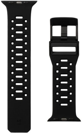 Ремешок UAG для Apple Watch Ultra 49/45/44/42mm Civilian Silicone, Graphite/Black