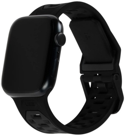 Ремешок UAG для Apple Watch Ultra 49/45/44/42mm Civilian Silicone, Graphite/Black