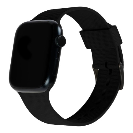 Ремешок UAG [U] для Apple Watch 45/44/42mm Dot Silicone, Black