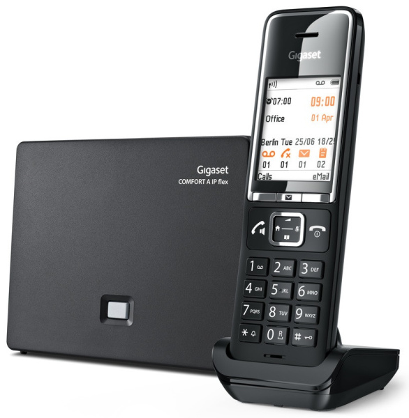 IP-радиотелефон DECT Gigaset Comfort 550 AM Black Chrome
