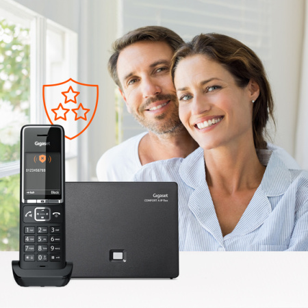 IP-радиотелефон DECT Gigaset Comfort 550 AM Black Chrome