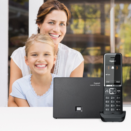 IP-радиотелефон DECT Gigaset Comfort 550 AM Black Chrome