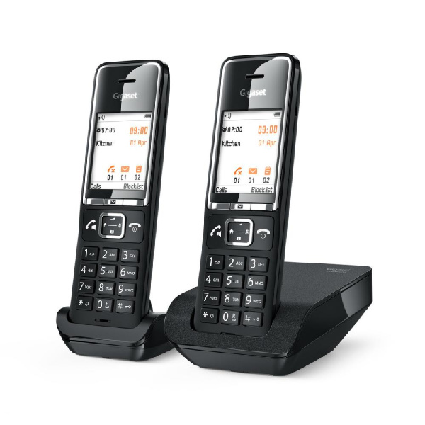 Радиотелефон DECT Gigaset Comfort 550 DUO Black Chrome