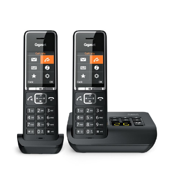 Радиотелефон DECT Gigaset Comfort 550 AM DUO Black Chrome