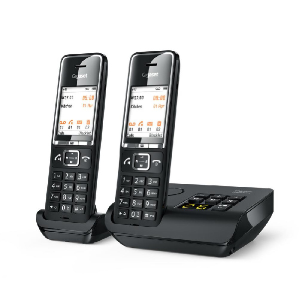 Радиотелефон DECT Gigaset Comfort 550 AM DUO Black Chrome