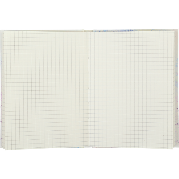 Записна книжка FLORA, А6, 64 арк., клітинка, тверда обкладинка, мат. ламінація+лак, чорний