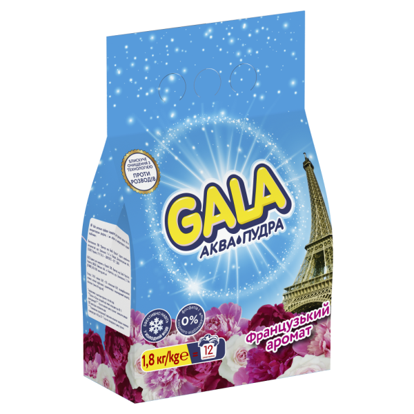Порошок пральний авт. GALA 1.8кг Аква-Пудра Французький аромат