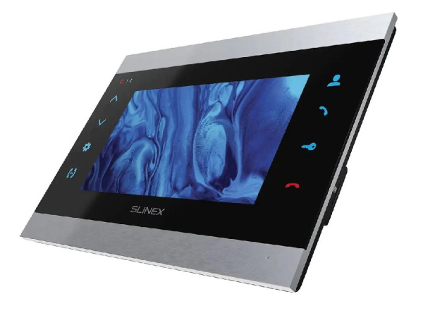 Видеодомофон Slinex SL-07N Cloud, IPS 7", детектор движения, переадресация, серебристый чёрный
