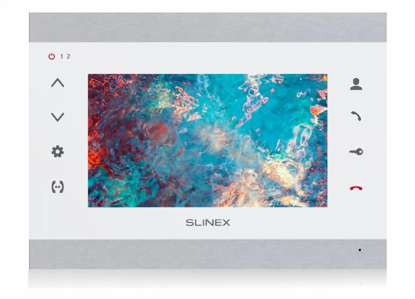 Видеодомофон Slinex SL-07N Cloud, IPS 7", детектор движения, переадресация, серебристый белый