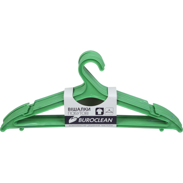 Вішалки побутові, асорті, 5шт, Buroclean