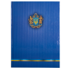 Книга канцелярська UKRAINE, А4, 96 арк., клітинка, офсет,тверда ламінована обкладинка, асорті