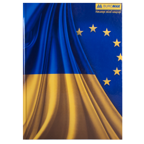 Книга канцелярська, А4, клітина, українська символіка