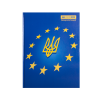 Книга канцелярська UKRAINE, А4, 192 арк., клітинка, офсет, тверда ламінована обкладинка, асорті