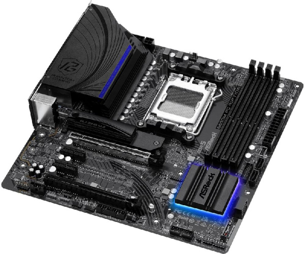 Материнская плата ASRock B650M PG RIPTIDE sAM5 B650 4xDDR4 HDMI DP mATX