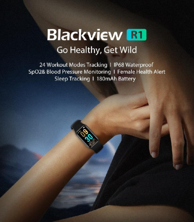 Смарт-часы Blackview R1 42 mm Black