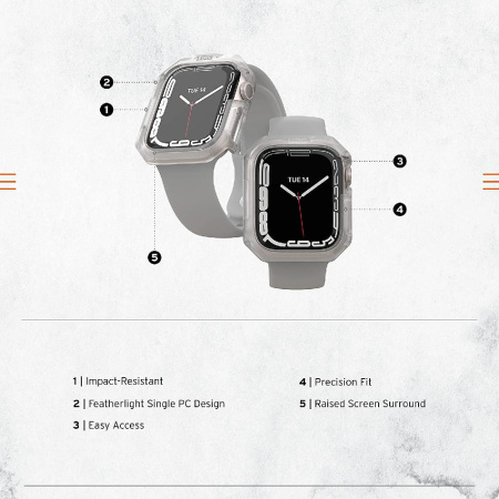Чехол UAG для Apple Watch 41mm Scout, Frosted Ice