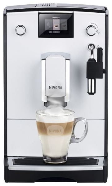 Кавомашина Nivona CafeRomatica 2.2л, зерно + мелена, ручний капучинатор, авторецептів - 5, сіро - чорний