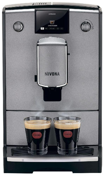 Кофемашина Nivona CafeRomatica, 2,2л, зерно+мол., автомат.капуч, авторецептов -5, серебристый