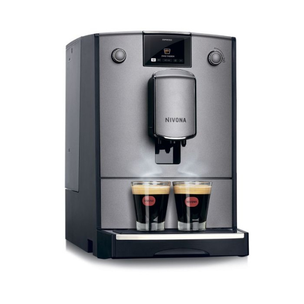 Кофемашина Nivona CafeRomatica, 2,2л, зерно+мол., автомат.капуч, авторецептов -5, серебристый